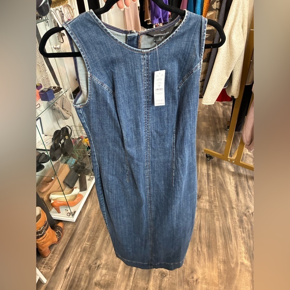 White House Black Market denim
Sheath dress size 2 NWT